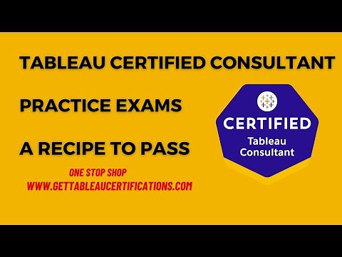 Tableau Partner Consultant Certification Practice Exams | Recipe to Pass the exam