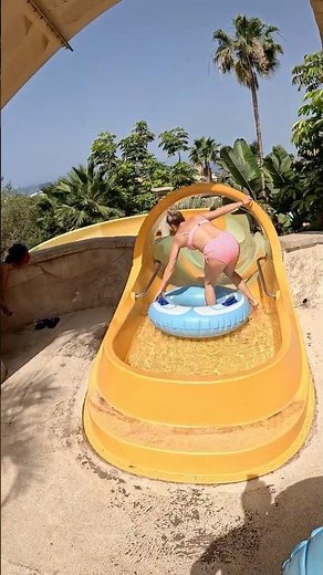 Huracan Waterslide at Aqualand Costa Adeje in Tenerife Spain 🇪🇸