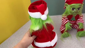 Watch Grinch Doll Christmas Cute Stuffed Plush Toy on Amazon Live