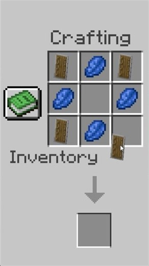 Crafting the Lapis Lazuli Shield in Minecraft! 🤯💙 #minecraft #mcpe