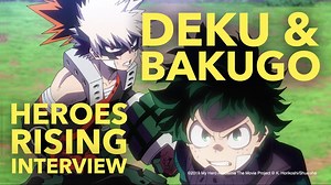 1.7K views · 75 reactions | Celebrate the DVD and Blu-ray release of My Hero Academia: Heroes Rising with an interview with the US voices of Deku (Justin Briner) and Bakugo (Clifford Chapin). Learn about the latest My Hero Academia movie, Deku and Bakugo's evolving relationship, and more! | Anime News Network | Facebook