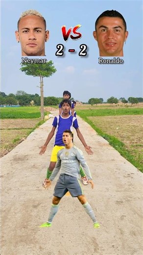 Ronaldo vs Neymar fans 🤔 #shorts #football #fans #youtube #viral #trending #video #ronaldo #neymar