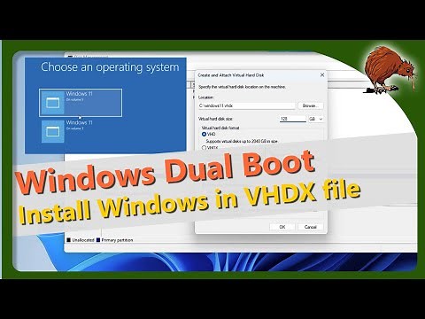 Windows 11 – Dual Boot with virtual hard disk, without partitioning