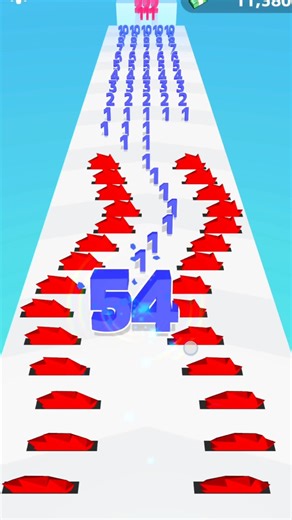 Insane Speedrun in Number Run And Merging Gameplay lvl 6 #shorts #shortfeed #viralshorts