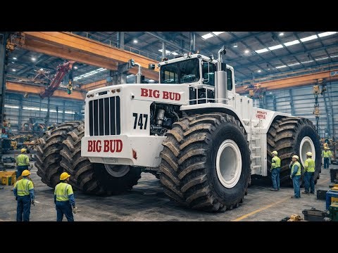 Inside the Factory of Big Bud 747 – How the World's Largest Tractor is Made (Full Process)