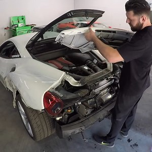 7M views · 65K reactions | Bringing a wrecked Ferrari 488 GTB back to its former glory | UNILAD Tech | Facebook