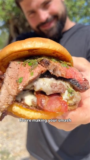 You're Making Your Smash Burgers Wrong 😏 #iberico #wagyu #smashburger