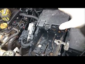 Corsa E - Battery & Tray Removal