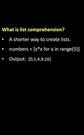What is List Comprehension in Python? | Python Interview Question #pythonessperspective