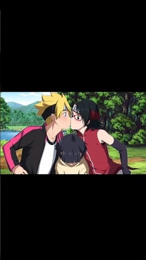 Boruto & Sarada's Adorable Kiss! 💕 The Moment Every Fan Was Waiting For!