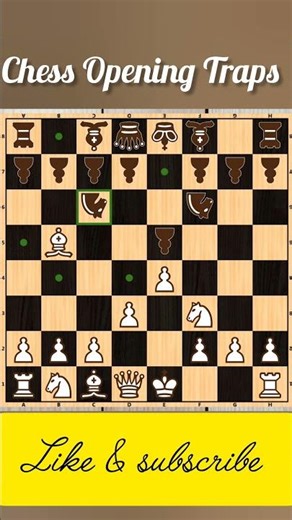 Chess Opening Traps #shorts #chess #trap #tricks #opening