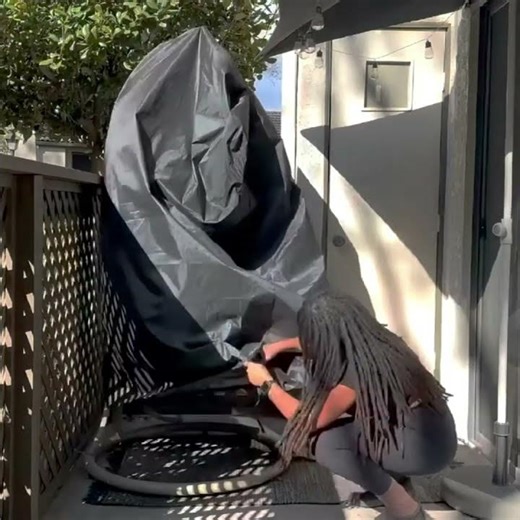 All-Weather 800D Oxford Egg Chair Cover – Waterproof, Windproof & Durable