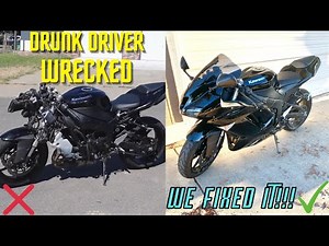 2007 Ninja ZX6R brought back to life. (Sat for 10 YEARS!!) REBUILD Start to Finish.