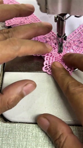 Attaching Lace Edging (part 2) #patternmaking #sewinghacks #diy