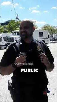 Federal Reserve Sidewalk Audit — Guard Demands ID In PUBLIC