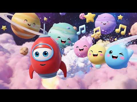 Little Red Rocket Goes Zoom Zoom Zaa | Space Adventure & Kids Rocket Song