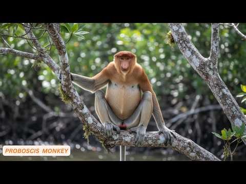 Proboscis monkey: The long nose acrobat