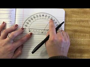 How to Draw Acute, Right, and Obtuse Angles with a Protractor