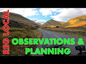 How to Pass an Advanced Bike Test - Observations & Planning