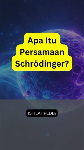 What is the Schrödinger Equation? #shortvideo #youtubeshorts