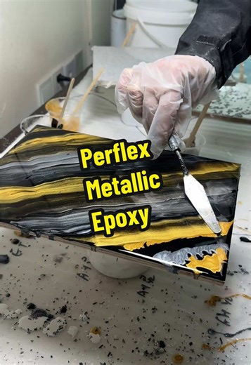 Ready to make it happen? Contact me for more information on metallic epoxy and NanoShield systems. 📞 86 ⁨188 7419 4710⁩ ##Perflex##Epoxy