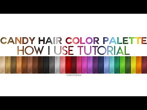 HOW I USE MY CANDY HAIR COLOR PALETTE [WITH SUBTITLES]