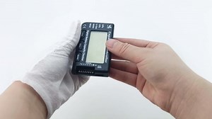 QWORK RC Cellmeter Controller Tester Voltage Tester, 7 Digital Battery Capacity Checker Compatible with LiPo Life Li-ion NiMH Nicd Battery