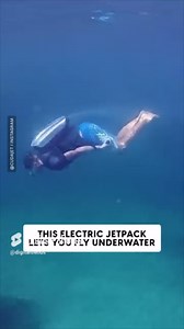 Underwater Jetpack Lets You Roam Freely for 90 Minutes