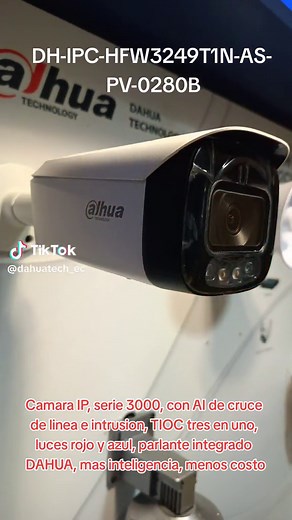 Dahua CCTV Camera with AI Cross Line Detection & Intrusion - DH-IPC-HFW3249T1N-AS-PV-0280B
