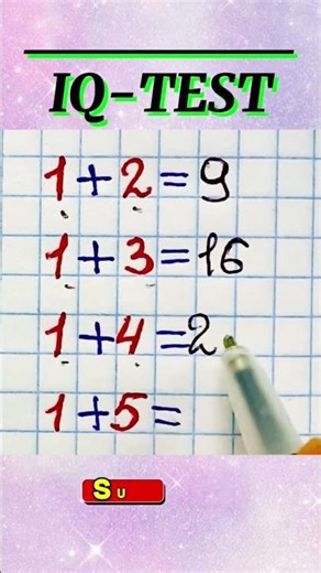 CRACK the Code: Can YOU Solve These INSANE Math IQ Puzzles?!#math #iqtest #education #logicpuzzle