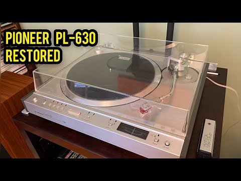 Pioneer PL-630 Turntable Restored