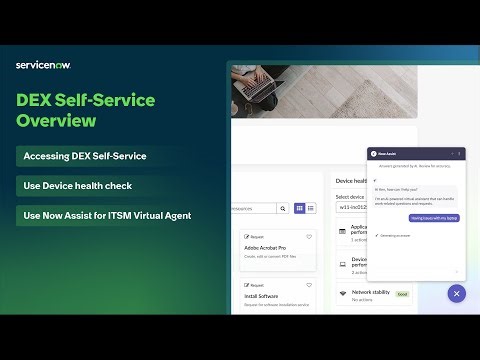 DEX Self-Service | Overview