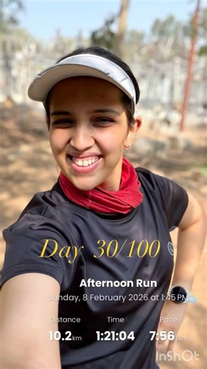 Jayalakshmi Hegde | Day 30/100 #100daysRunstreak Hitting a 30 day streak feels incredible. 😇😇For me, running isn't about Pace .. I Do it because it brings me... | Instagram