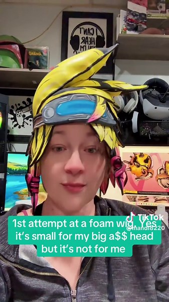 Creating a Foam Wig for Cosplay Characters