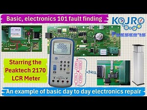 Basic electronics circuit repair and fault finding without schematics