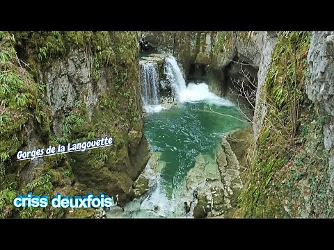 Cascade ; Gorges de la Langouette ; Balade ; Joli ; Visite ; Massif du Jura ; Franche-Comté ; France