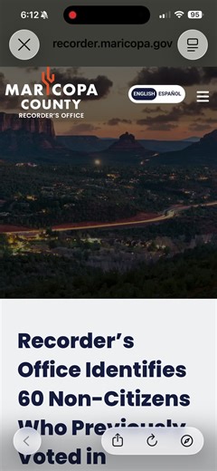 So one county in Arizona cured it’s voter roles against the SAVE (Systematic Alien Verification for Entitlements) system and found 137 illegal immigrants registered devote and 60 of those had voted in past election elections. This and a state where the attorney General position was decided by 280 votes. WOW. #fraud #s1383 #fyp #voterid @BlackJackAmericanisback @⚡️Charlie⚡️Does⚡️Energy⚡️ @Unplugged_f_y_m❌ @Nanacrass2 @NomDePlume_3.0 @Pretty Realist @ScottPresler @Brad Kohler for Governor MN @🇪 �