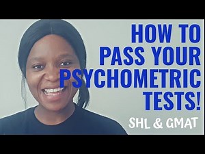 How to Pass Your Psychometric Exams! Tips