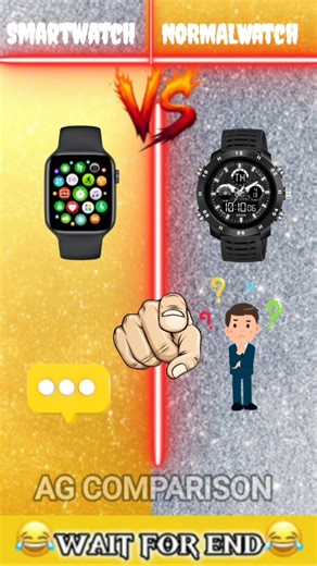 Smart watch VS Normal watch #shorts 🤯❓