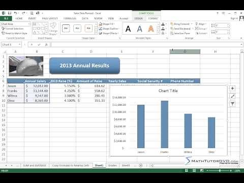Learning Microsoft Excel - Creating Charts and Graphs