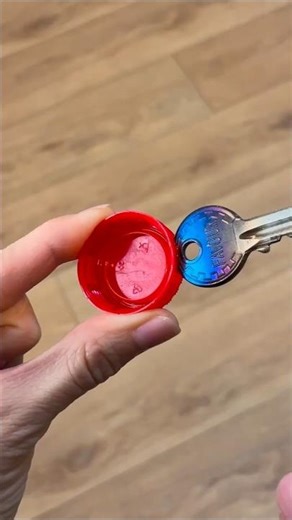 Cool key craft you can make in just 5 minutes 🔥🔑 #keycraft#diyideas #quickdiy#craftideas #easycrafts