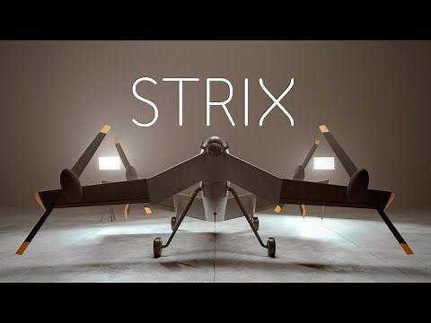 BAE Unveils the STRIX - a Fascinating Tail Sitting X-wing VTOL UAV