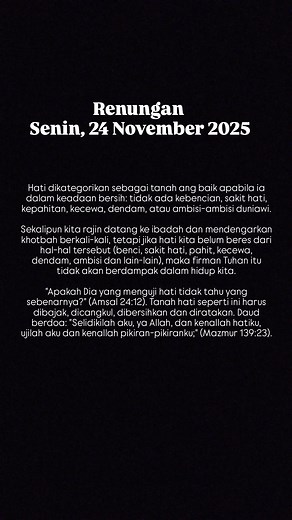 #RenunganRohani #RenunganKristen #TuhanYesusBaik #AyatAlkitab #reels #winlinfamily | Ichat Winokan