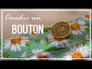 Leçon Couture n°19 - Coudre un bouton à la main | Cecile DIY