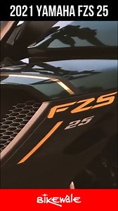 13K views · 23 reactions | This is the 2021 Yamaha FZS 25. It gets a revised fascia. It gets new paint schemes. It also gets a BS6 motor. And more importantly, it still can commute fast and tour comfortably. We tell you everything you need to know about the new BS6 compliant Yamaha FZS 25. Watch the full video on BikeWale YouTube Channel: https://bit.ly/3iqFbx2 #yamaha #yamahafz25 #yamahafz #fz250 #Fz25 #fz #yamahafzs #yamahaindia #nakedbike #bike #reels | BikeWale | Facebook