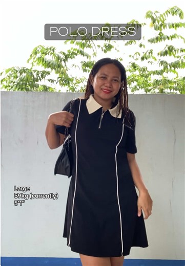 Polo dress for women. Dress for women #polodress #blackdress #tiktokshop #fitcheck #TikTokShopStyleltGirl