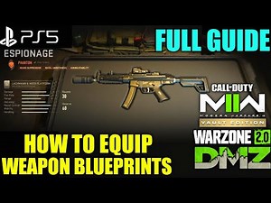 How to Equip Weapon Blueprints WARZONE 2 Blueprints | How to Use Blueprints in Warzone 2 DMZ & MW2