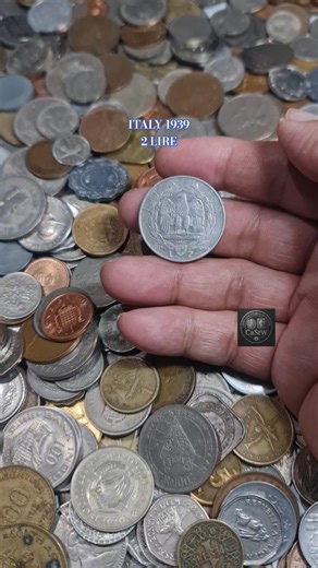 COIN COLLECTING: ITALY 1939 2 LIRE #money #treasuresearch #coin #coincollecting #coinsworthmoney #yt
