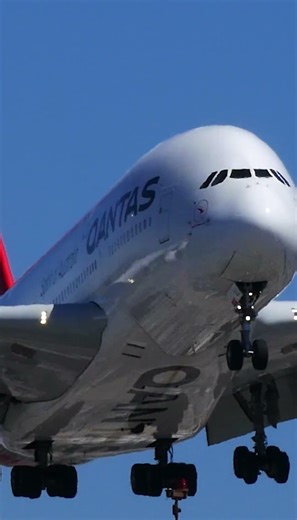 Qantas a380 at LAX