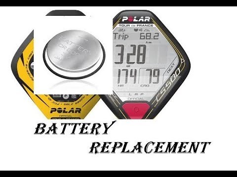 Polar CS500 Battery Replacement